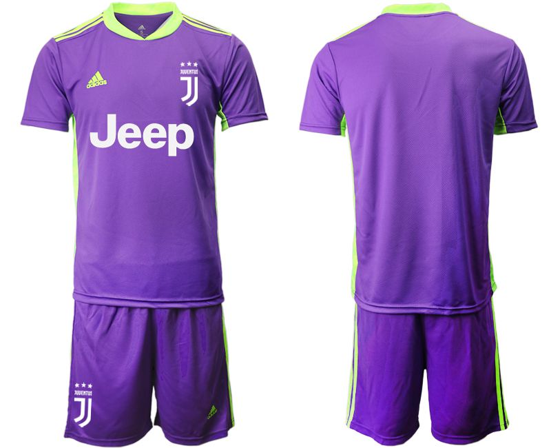 Men 2020-2021 club Juventus purple goalkeeper Soccer Jerseys->juventus jersey->Soccer Club Jersey